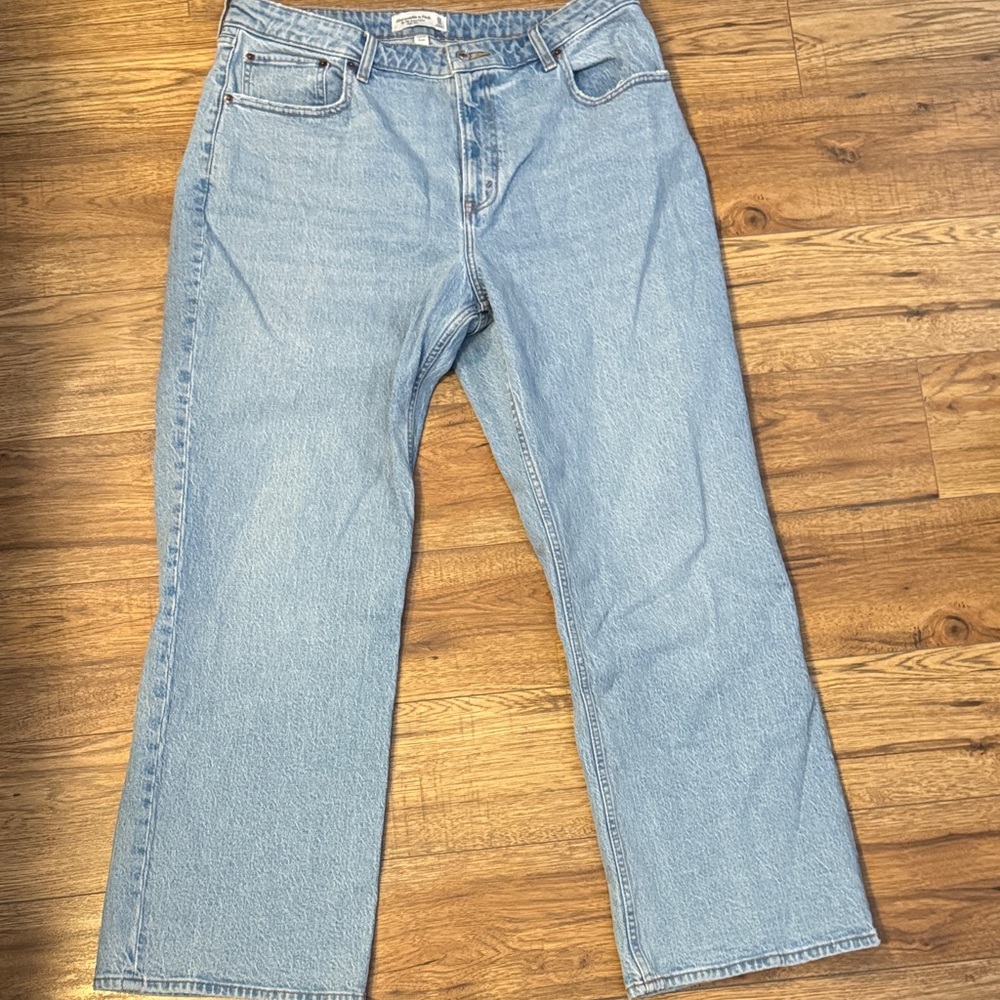 Abercrombie & Fitch High Rise Blue Jeans- Curve Love